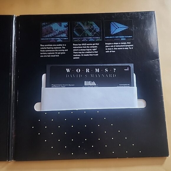 W.O.R.M.S.? -David Maynard  Electronic Arts - 1983/ Commodore 64 FLOPPY Disk - Picture 3 of 7